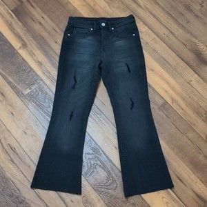 Risen Los Angels Distressed Black Jeans